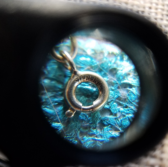 RARE vintage Norway sterling enamel bracelet, 6.5" - Picture 6 of 8